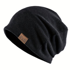 Solid Spring Beanies Hat Unisex Casual Knitted Outdoor Soft Fordable Bonnet Wint