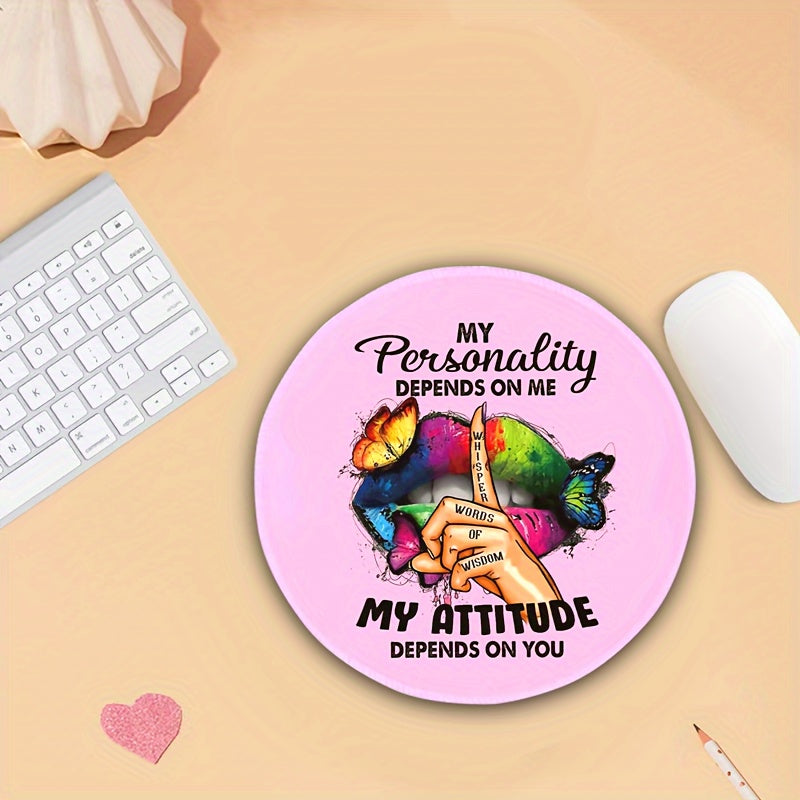 Hand-painted Silent Gesture English Letters Mouse Pad