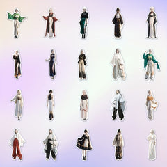 100pcs Girls Formal Dress PVC Waterproof Stickers Pack For Kids
