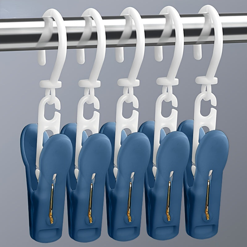 6pcs Windproof Clothes Pegs Drying Clip Travel Towels Hanger Laundry Clip