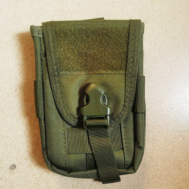 Double Layer Molle Running Belt Bag with Phone Pocket