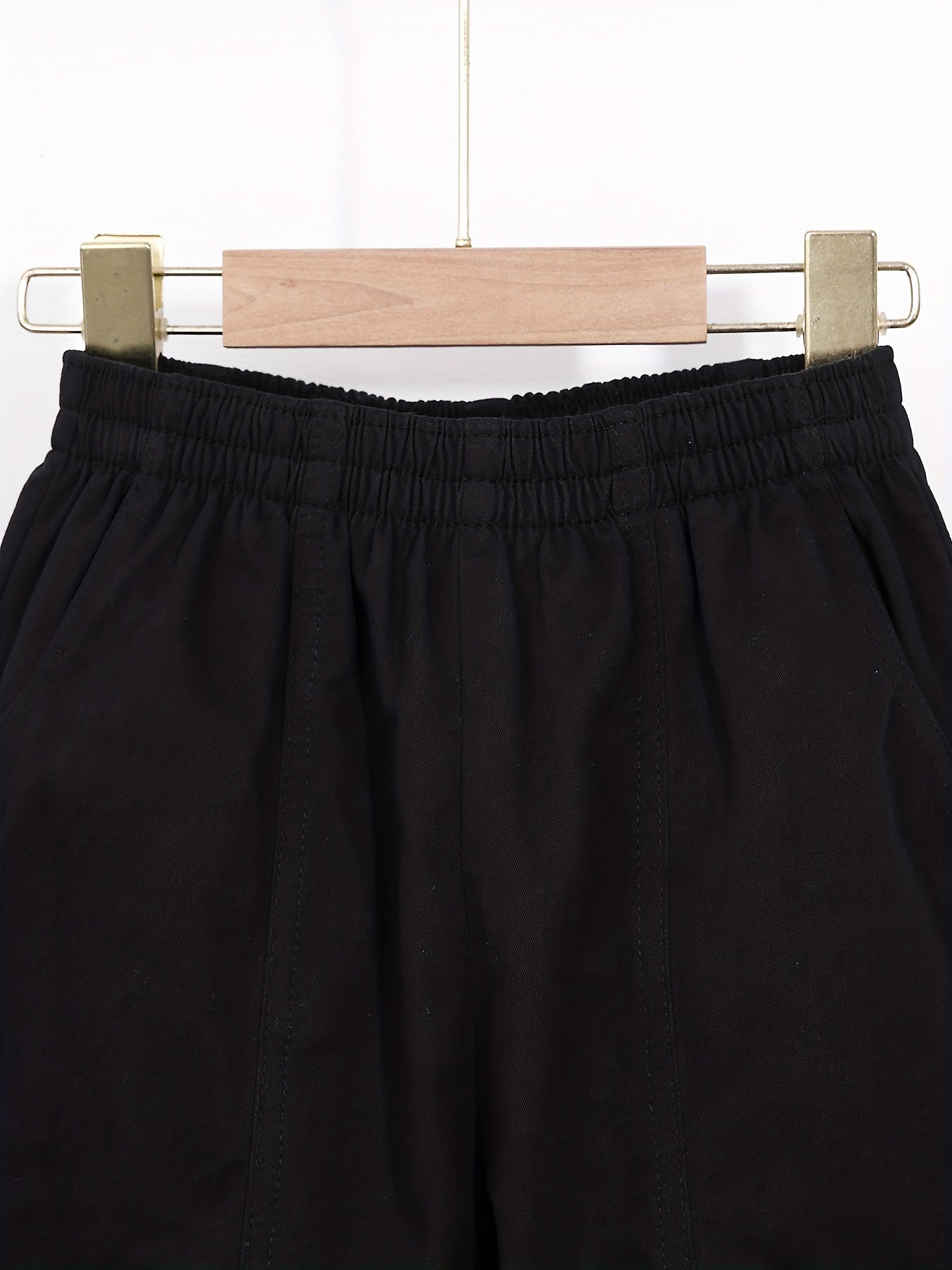 Boys Solid Cotton Active Pants Quick Drying Jogger Kids Clothing