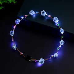 LED Flower Crown Headband Light Up Party Hairband