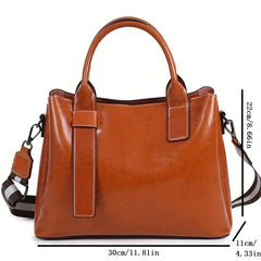Vintage Leather Crossbody Bag & Tote