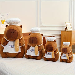 Chef Bread Capybara Plush Toy Soft Adorable Anime Stuffed Animal Gift