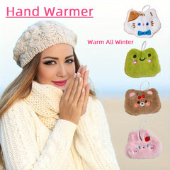 Cartoon Animal Hand Warmer Winter Heating with 10pcs Heating Bags