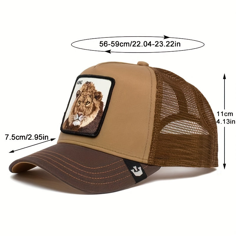 Anime Character Patch Baseball Cap Mesh Sports Trucker Hat