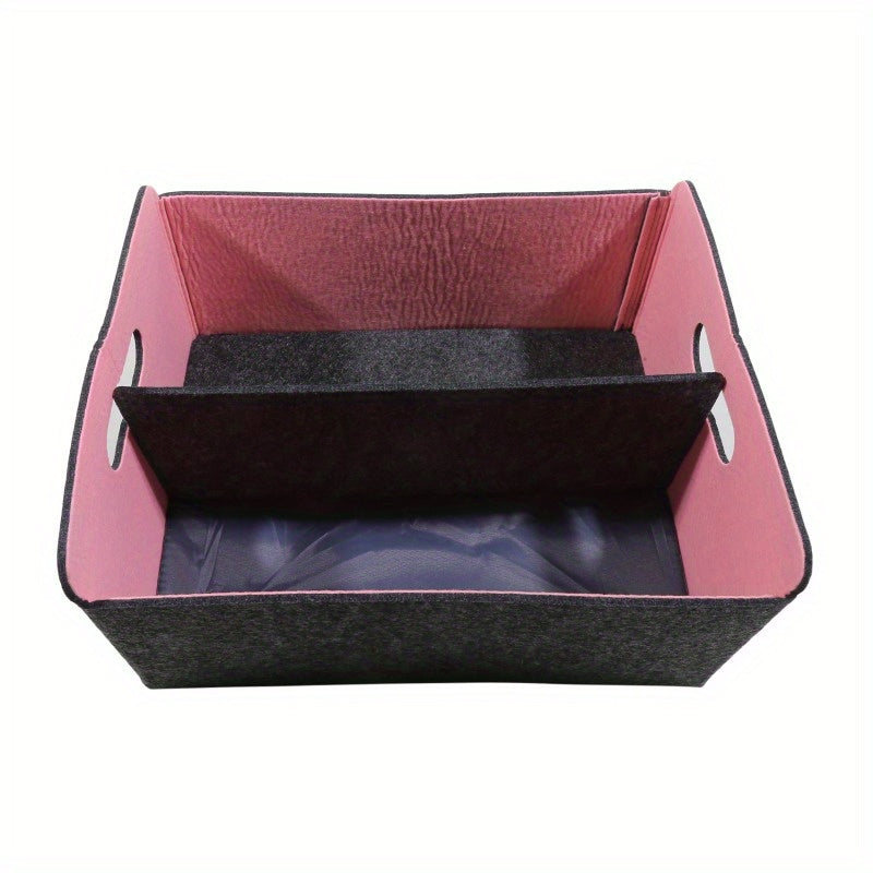 Portable Felt Clothes Storage Box Foldable Organizer