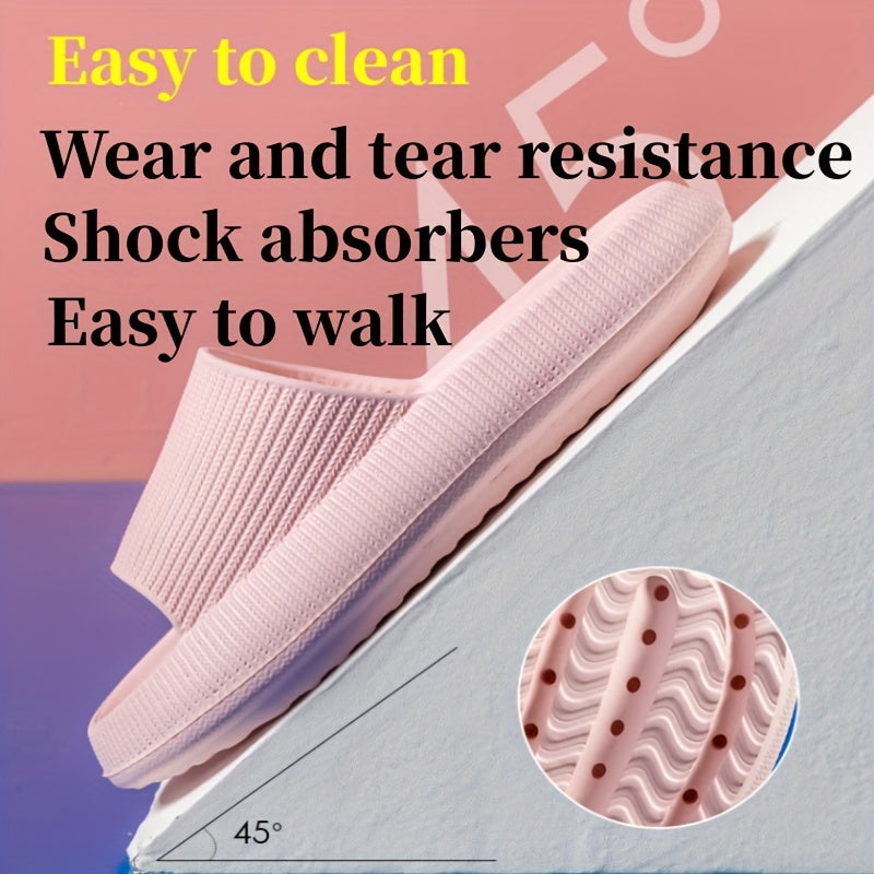 Men's Casual Non Slip Slides Open Toe Slippers