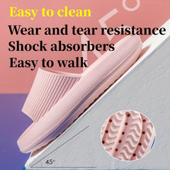 Men's Casual Non Slip Slides Open Toe Slippers