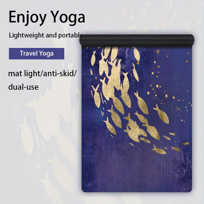 Cartoon Yoga Mat Towel Portable Non-slip Blanket