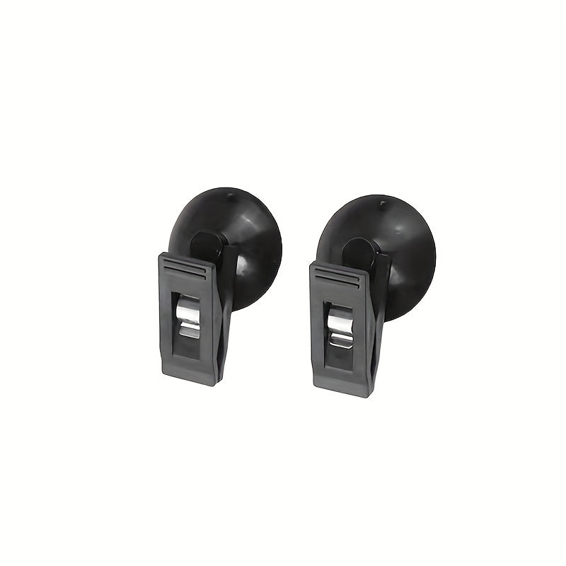 2pcs Suction Cup Clips Advertising Pop Card Holder Curtain Clamp