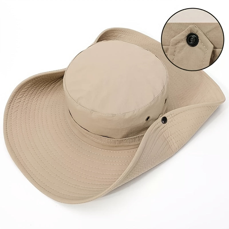 Wide Brim Sun Hat for Fishing Hiking UV Protection