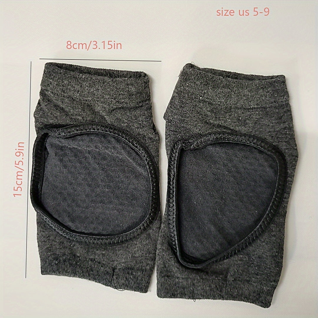 Non Slip Yoga Socks Half Toe Slip Grip Socks For Pilates Yoga Fitness