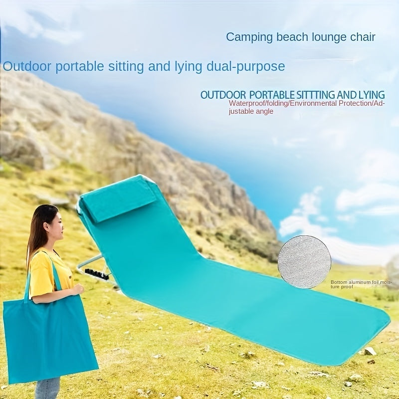 Portable Folding Chair Lounge Chair Portable Chair For Camping Beach Fishing