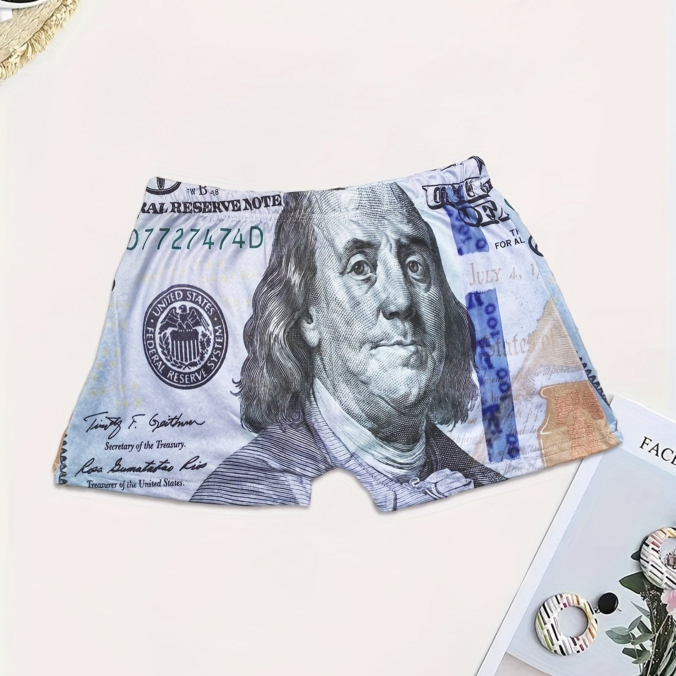 Dollar Print Skinny Shorts Yoga Casual Summer Shorts Women