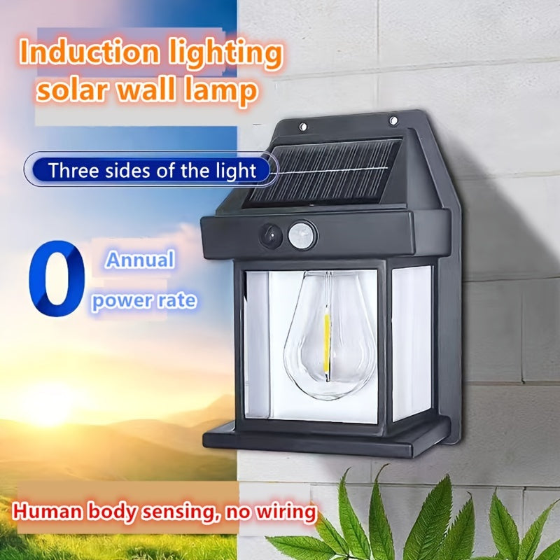 Vintage Solar Wall Lights Outdoor Landscape Lights - High Brightness