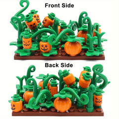 MARUMINE Halloween Building Blocks Set: Ghost Pumpkin Vines Scene Toy