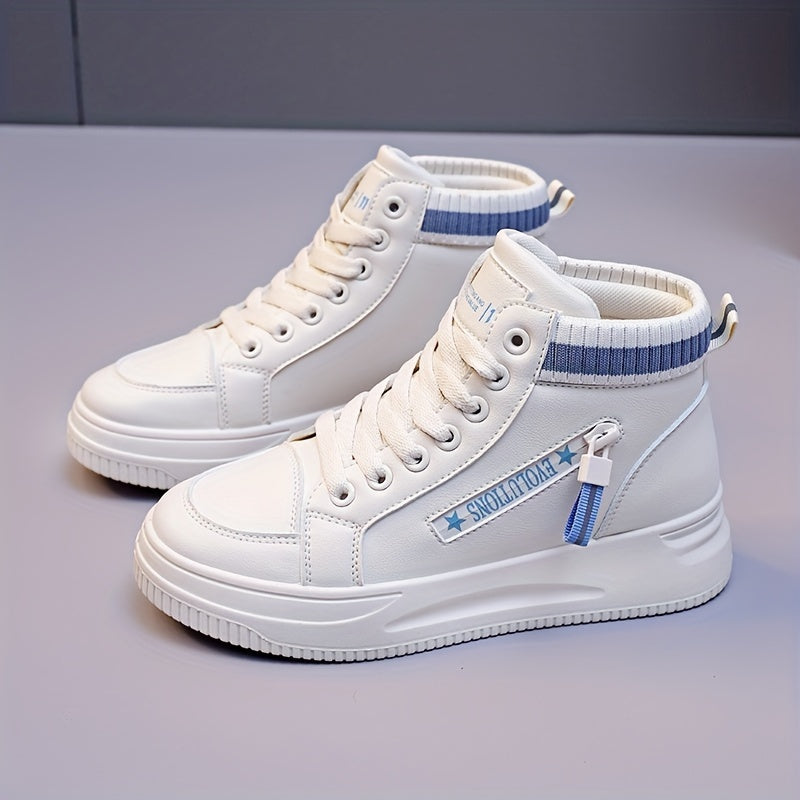 Women's Chunky High Top Sneakers Comfortable Non slip Sports Shoes