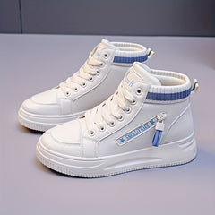 Women's Chunky High Top Sneakers Comfortable Non slip Sports Shoes