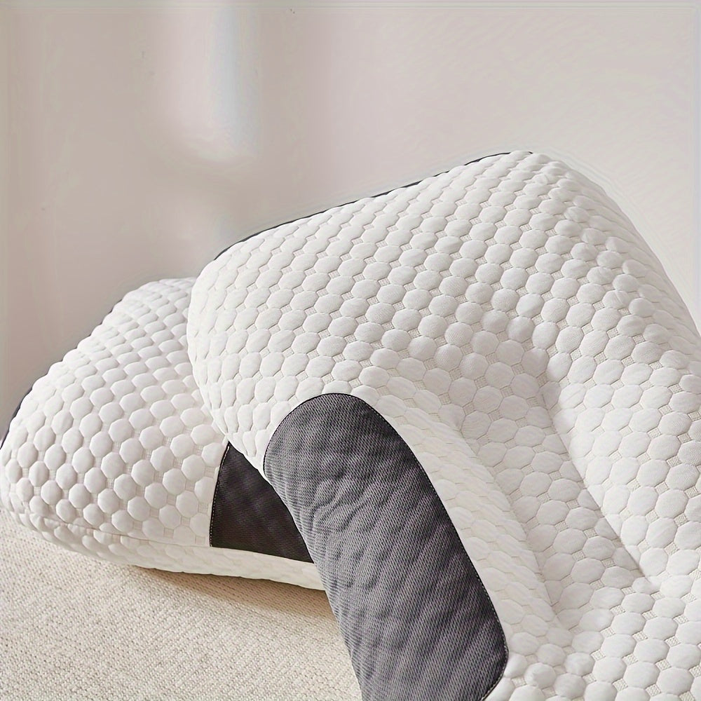 Knitted Cotton Thin Pillow Cervical Neck Protection Massage Pillow Core