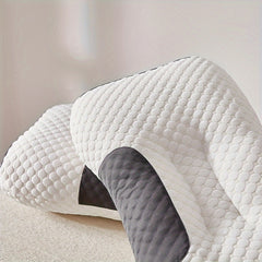 Knitted Cotton Thin Pillow Cervical Neck Protection Massage Pillow Core