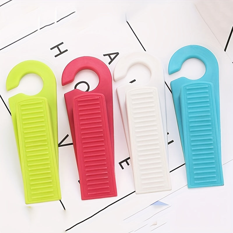 2pcs Anti-Pinch Door Stoppers with Hook, Removable Safety Equipment