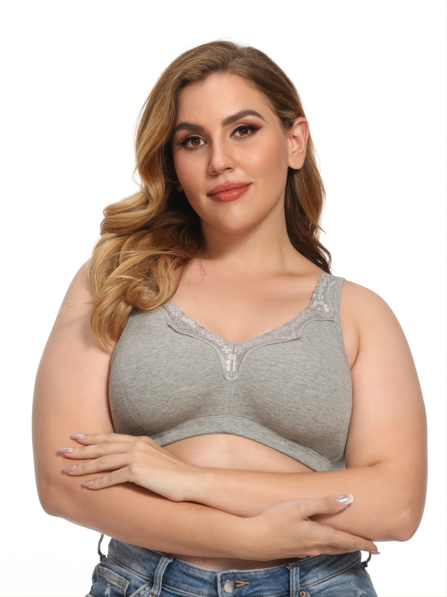 Lace Push Up Bra Women's Comfy Underwear
