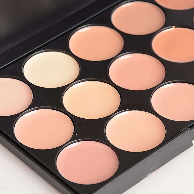 Pro 15 Colors Contouring Kit Cream Concealer Makeup Palette