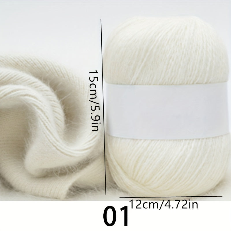 Long haired Mink Cashmere Yarn Soft Fine Yarn For Knitting Crocheting