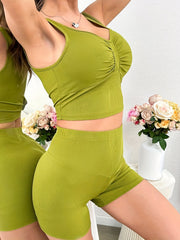 Ribbed Lounge Set Tank Top & Shorts Women's Loungewear & Sleepwear