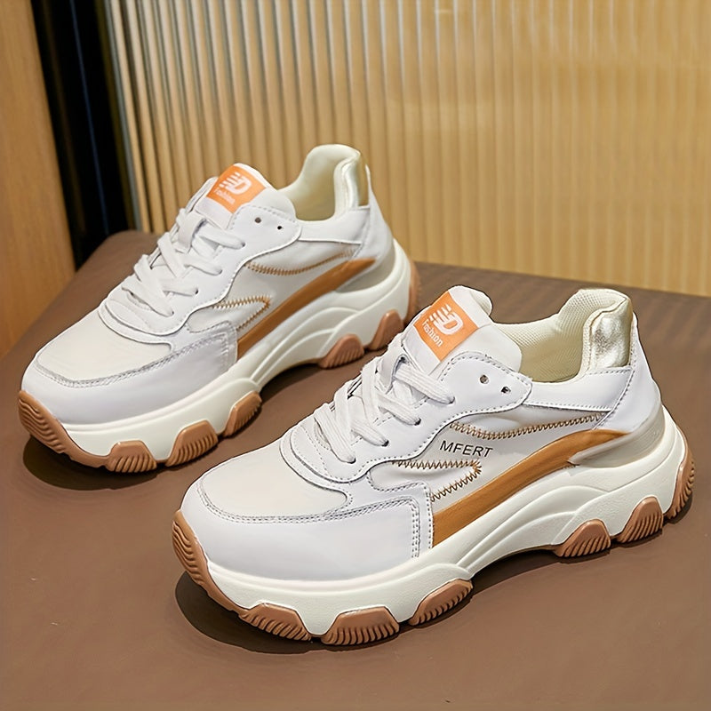 Women's Non-Slip Chunky Sneakers for Walking Hiking