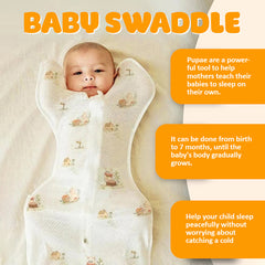 Ultra Soft Infant Sleeping Bag 0-6 Months with Bear Hat