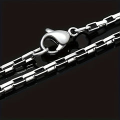 Titanium Steel Necklace Long Box Chain Men's Women's Jewelry