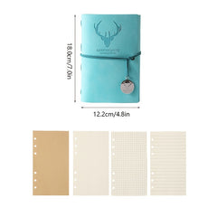 Deer Head Print A6 Hand Account Book