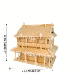 3D Wooden Puzzle Model Stamp Simulation Gift