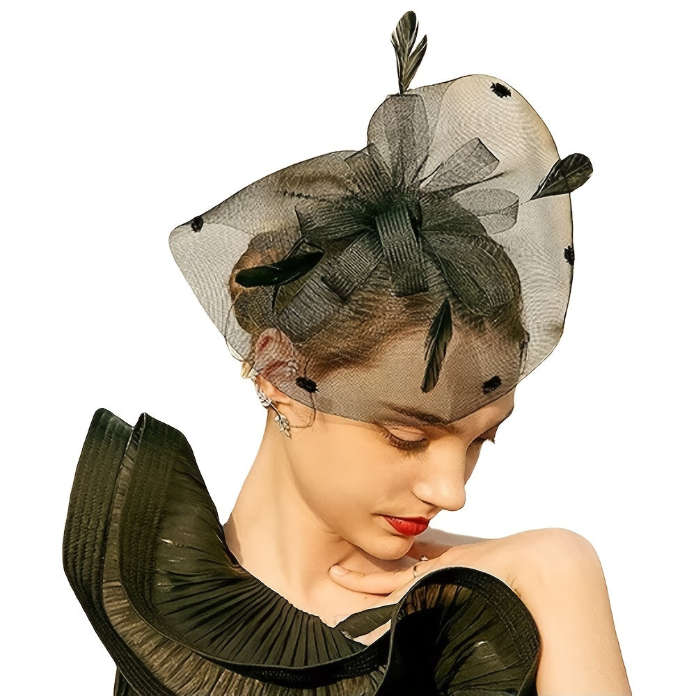 Kentucky Derby Hat Fascinator for Derby Wedding Races Cocktail Party