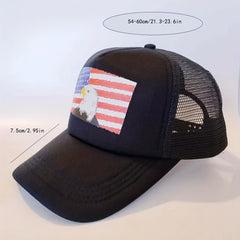 Summer Mesh Cap Hip hop Print Baseball Cap Mens Sun Hat Outdoor Sports