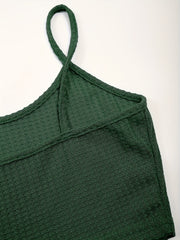 Waffle Knit Lounge Set - Three Piece Pajama Set