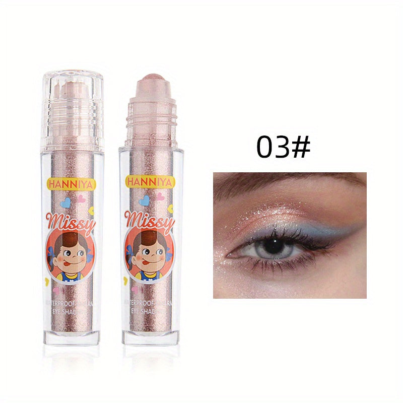 6 Colors Shimmer Eyeshadow Stick Pearly Glitter Sparkle