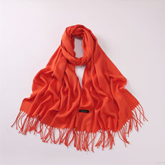 Warm Tassel Scarf Cashmere Neck Wrap