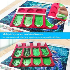 Diamond Painting Accessories Tray Organizer Storage Boxes Containers
