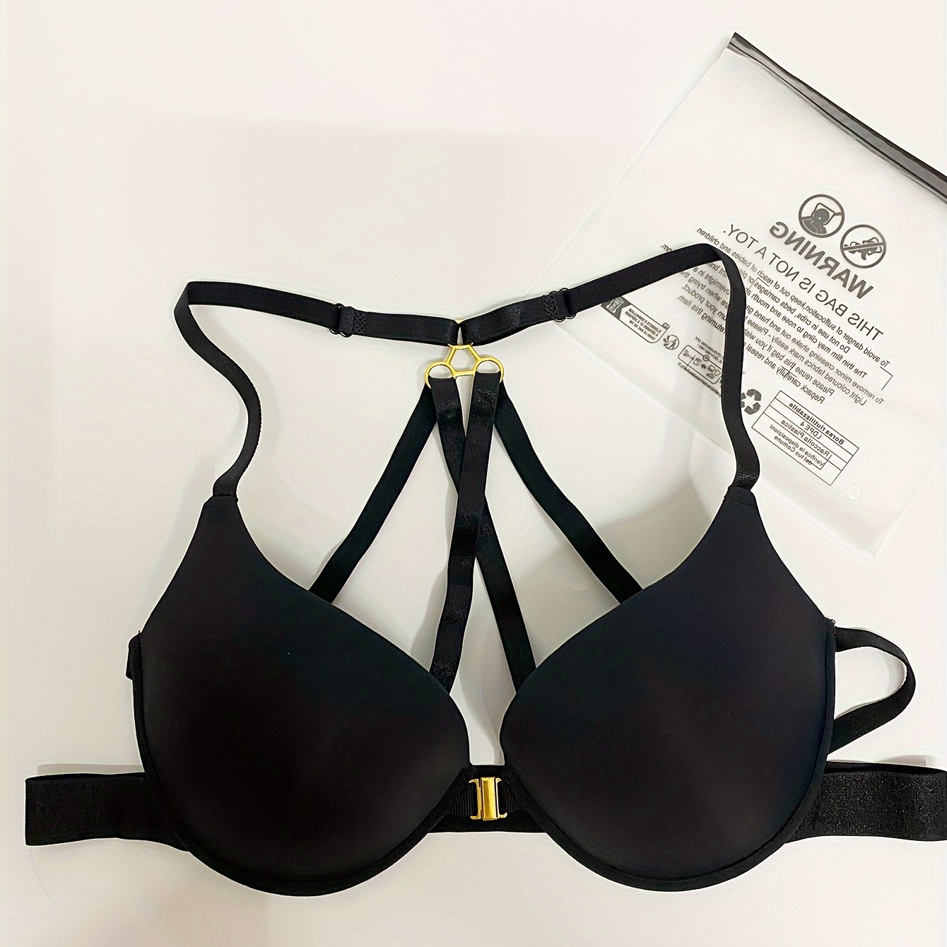 Front Buckle T Shirt Bra Push Up Women's Lingerie