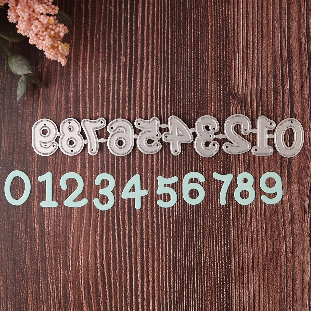 1pc Numbers Metal Cutting Dies Embossing Stencils DIY Scrapbook Card Making