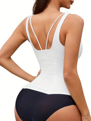 Zipper Shaping Tank Top Waist Trainer Tummy Control Slimmer