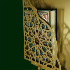 Wrought Iron Quranic Book Storage Shelf Ramadan Wall Decor