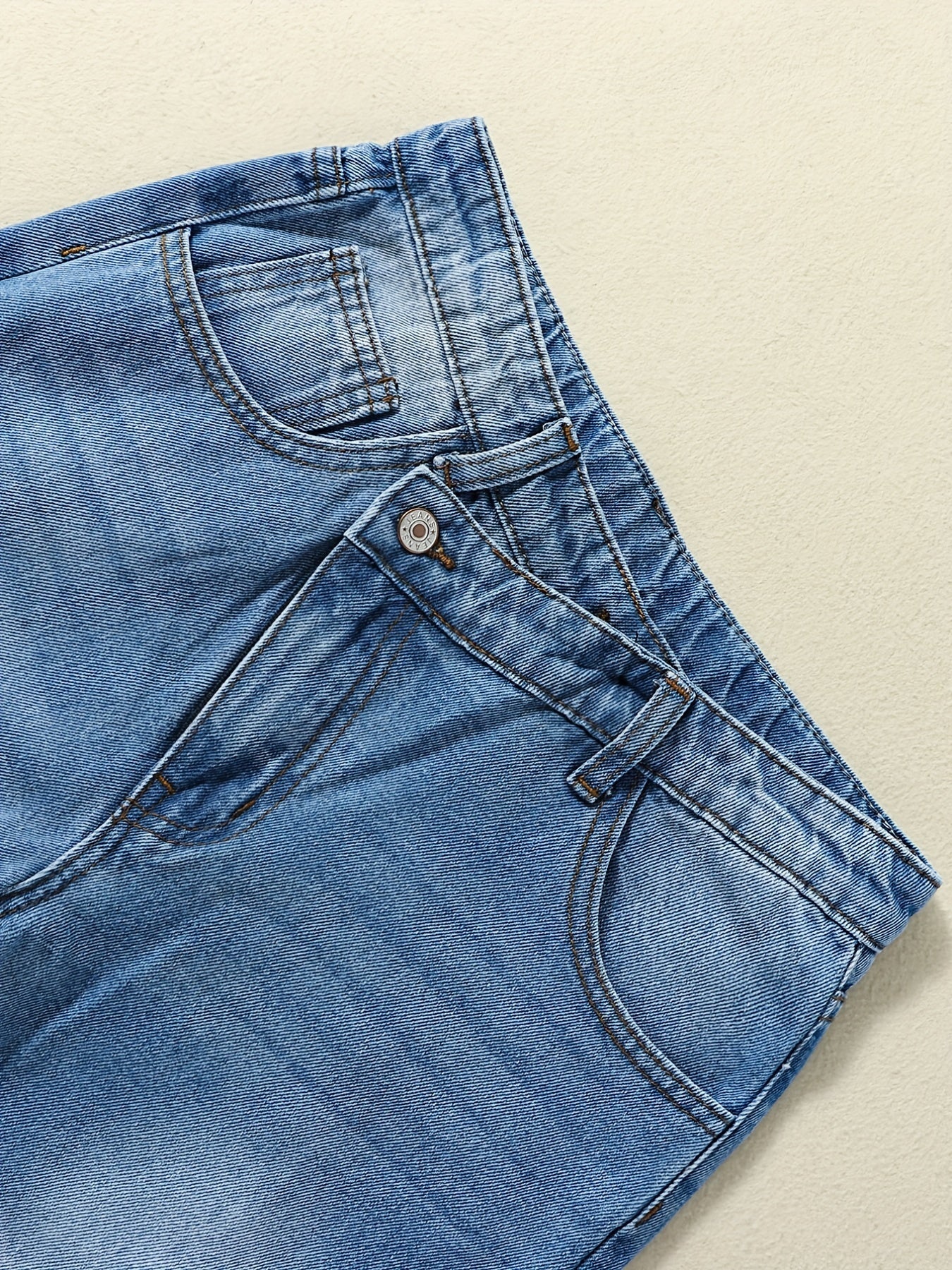 Girls Wide Leg Denim Trousers Kids Clothes