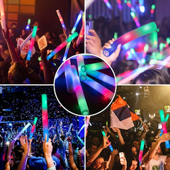 LED Foam Sticks 3 Modes Flashing Raves Concert Party Camping Events Carnival