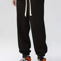 Men's Drawstring Sweatpants Loose Fit Casual Joggers