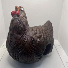 Resin Hen Yard Decoration Clip Ladder Ornament